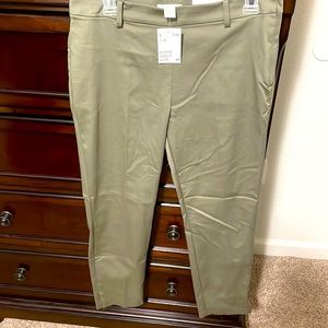 H&M olive colored dress pants. Size 12. Brand new with tags.